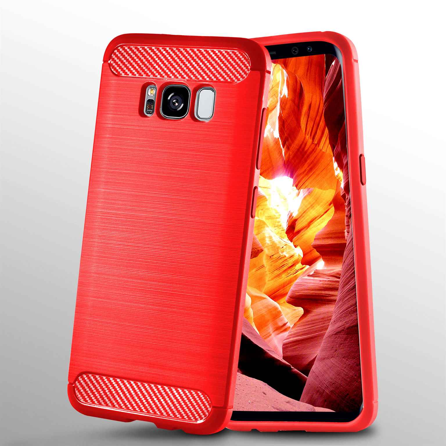 ONEFLOW Shift Case Samsung Galaxy S8 Plus Carbon Optik gebürstet – Weiteres Produktbild 4