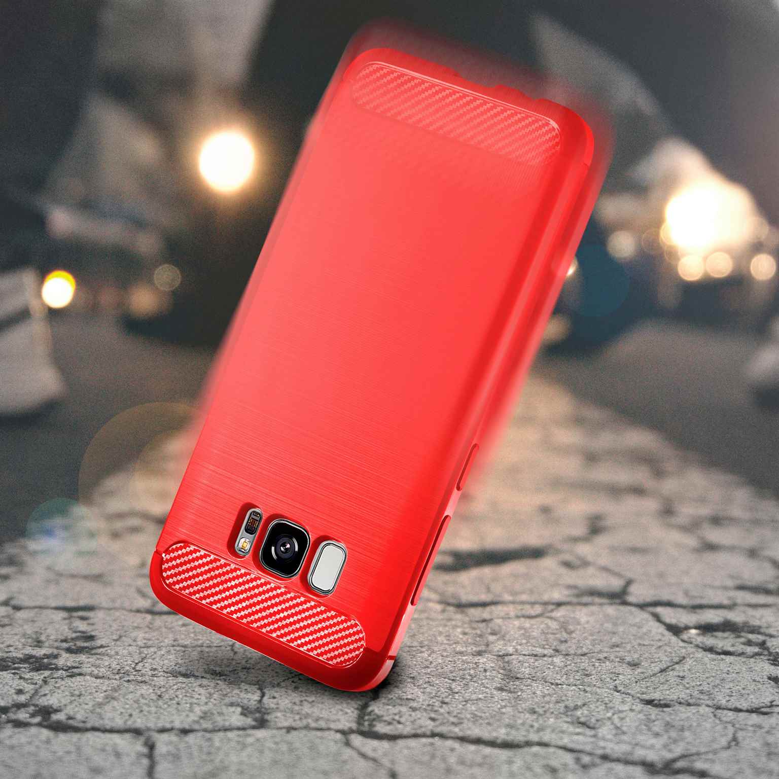 ONEFLOW Shift Case Samsung Galaxy S8 Plus Carbon Optik gebürstet – Weiteres Produktbild 5