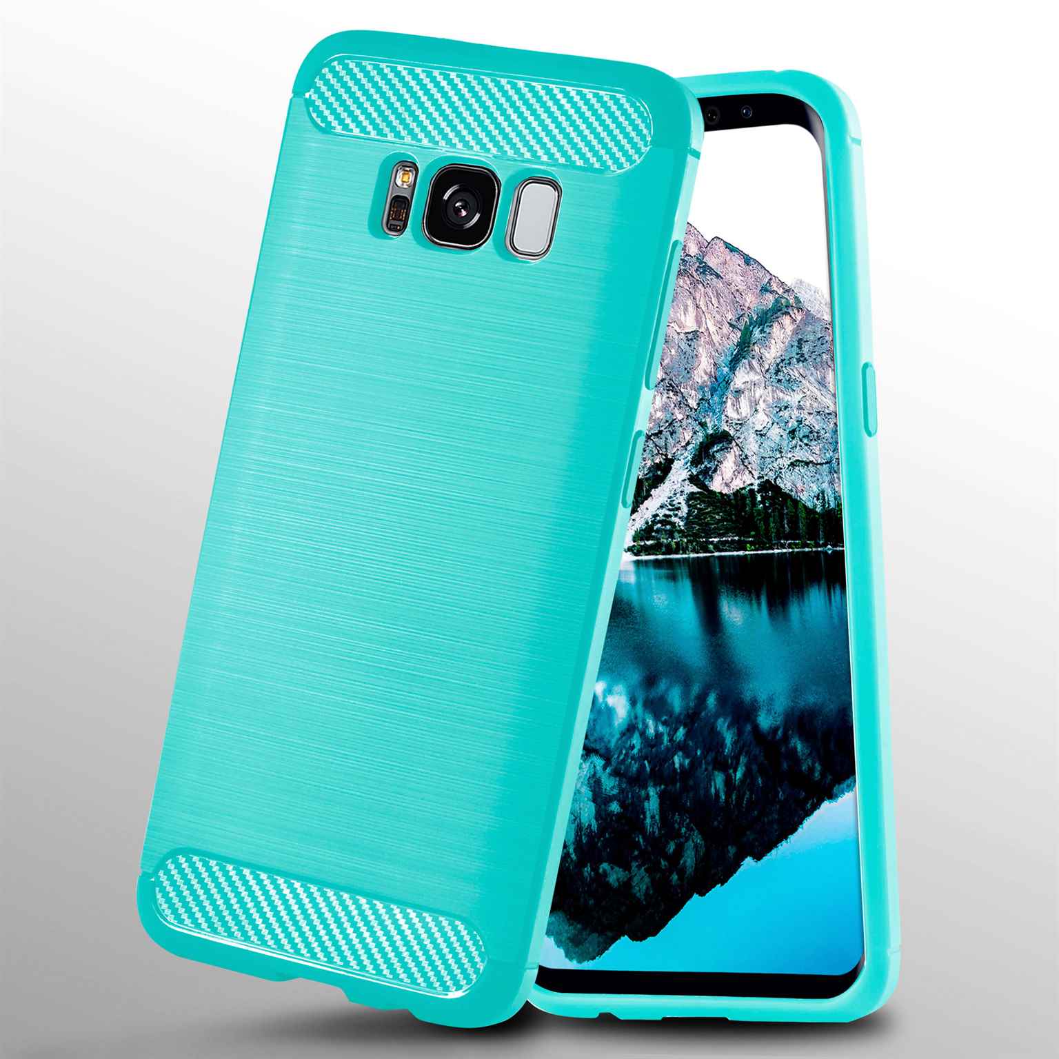 ONEFLOW Shift Case Samsung Galaxy S8 Plus Carbon Optik gebürstet – Weiteres Produktbild 4