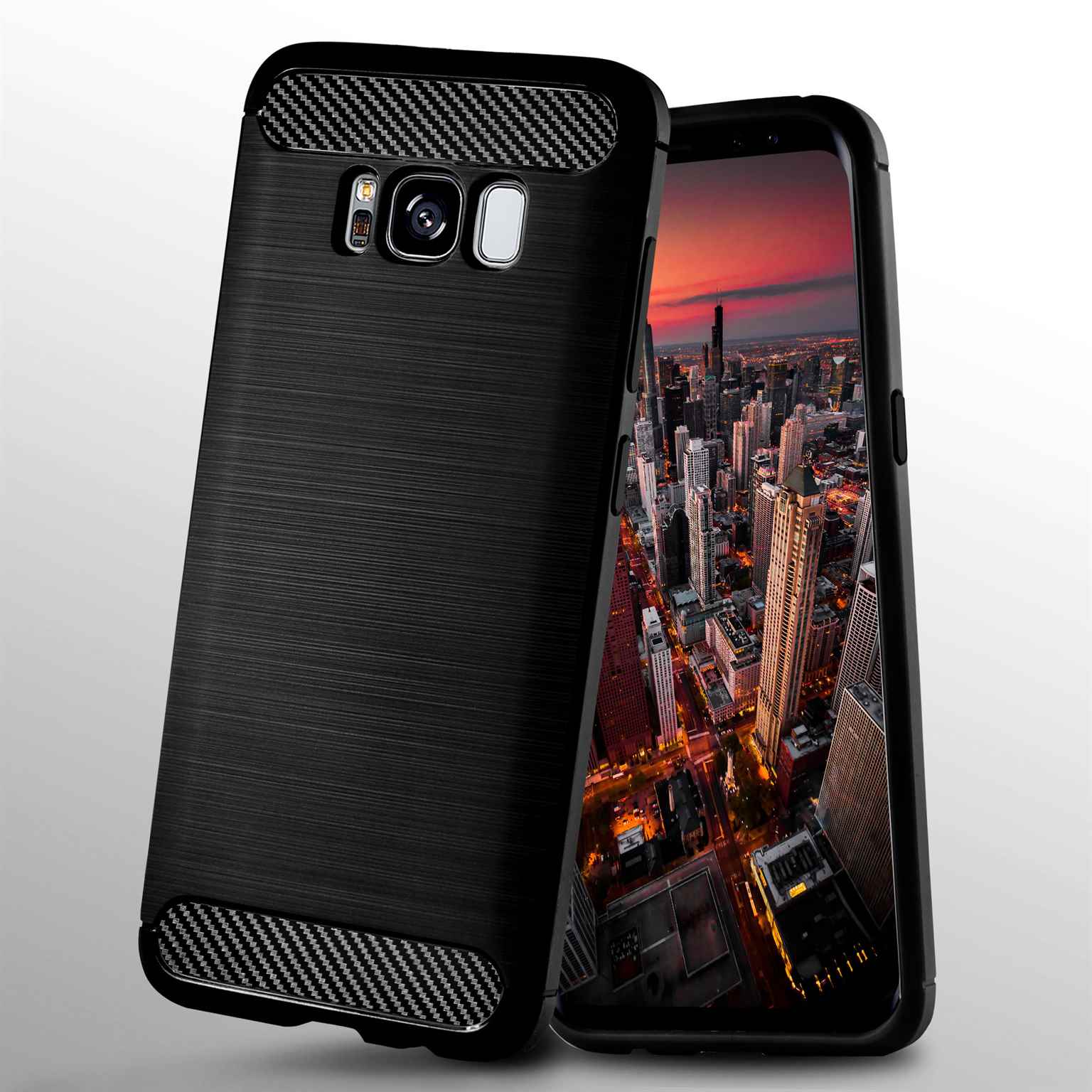 ONEFLOW Shift Case Samsung Galaxy S8 Carbon Optik gebürstet – Weiteres Produktbild 4