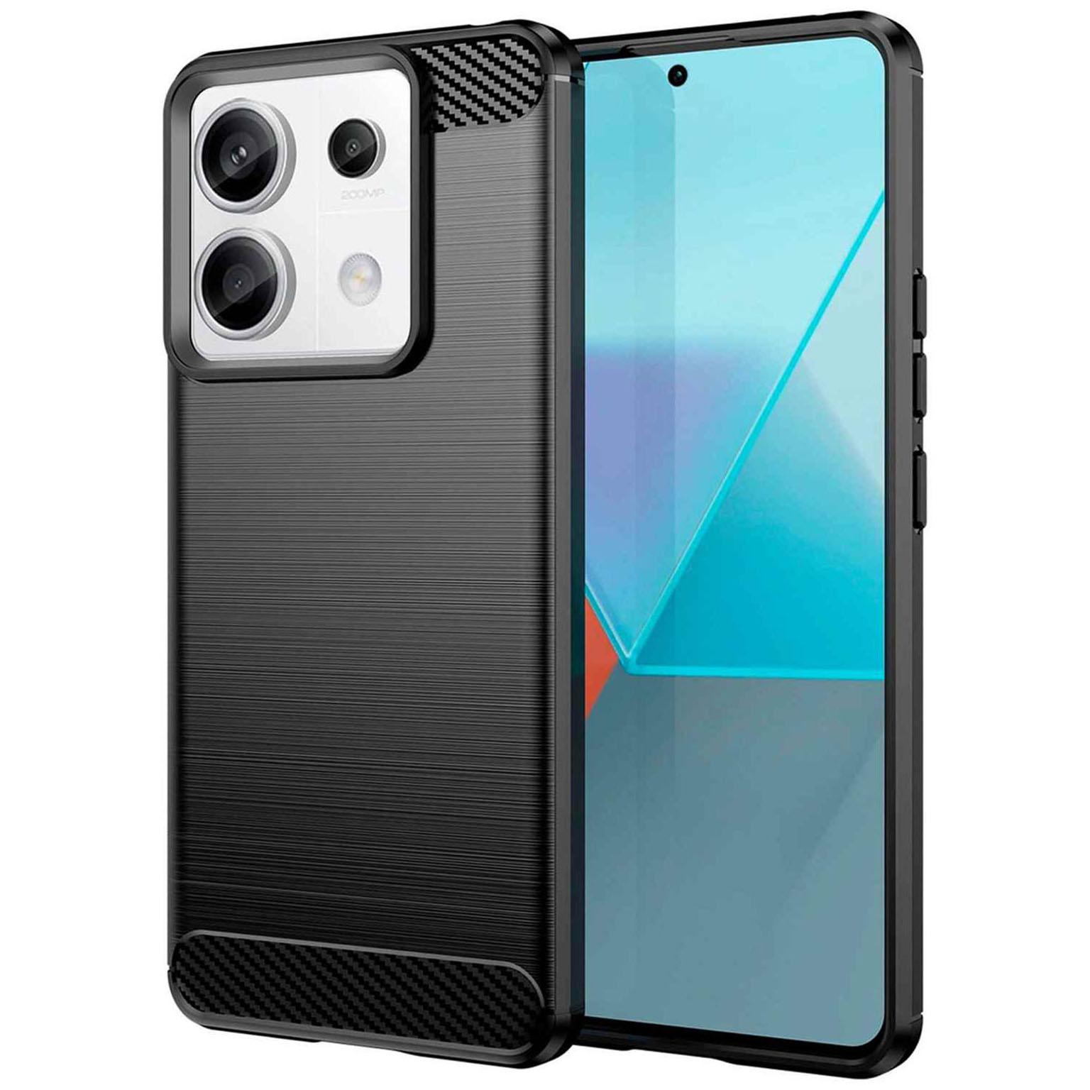 ONEFLOW Shift Case Redmi Note 13 5G Carbon Optik gebürstet – undefined