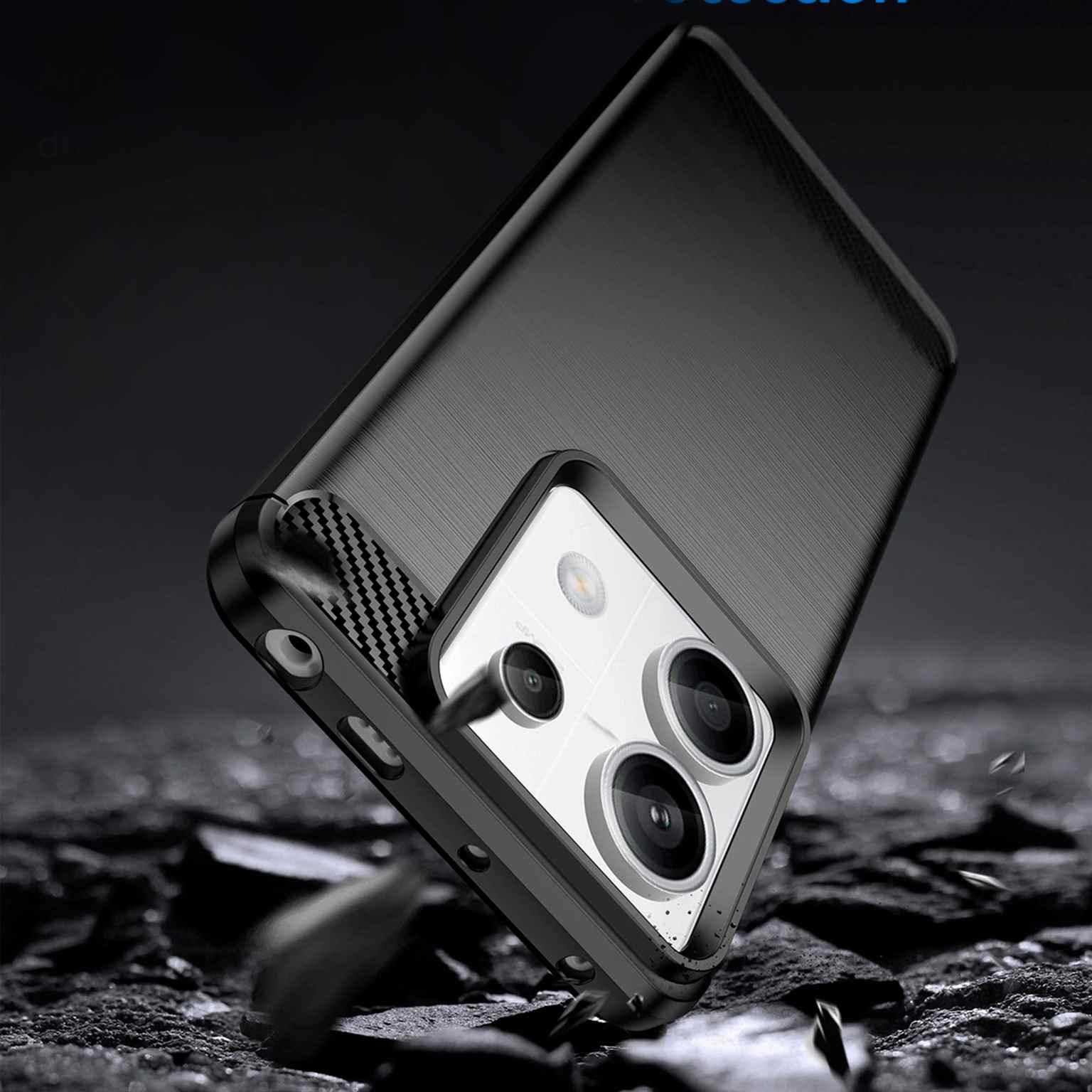 ONEFLOW Shift Case Redmi Note 13 5G Carbon Optik gebürstet – Weiteres Produktbild 2