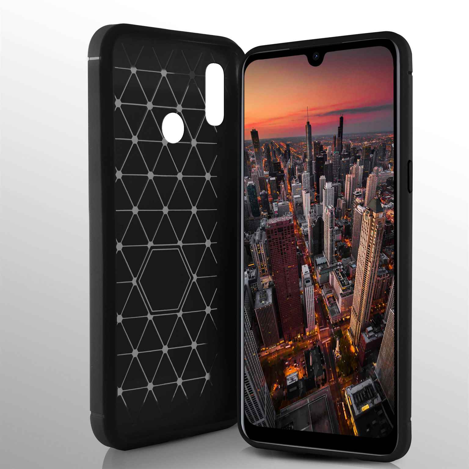 ONEFLOW Shift Case Redmi Note 7 Carbon Optik gebürstet – Weiteres Produktbild 3 ONEFLOW Shift Case Redmi Note 7 Carbon Optik gebürstet – Weiteres Produktbild 3