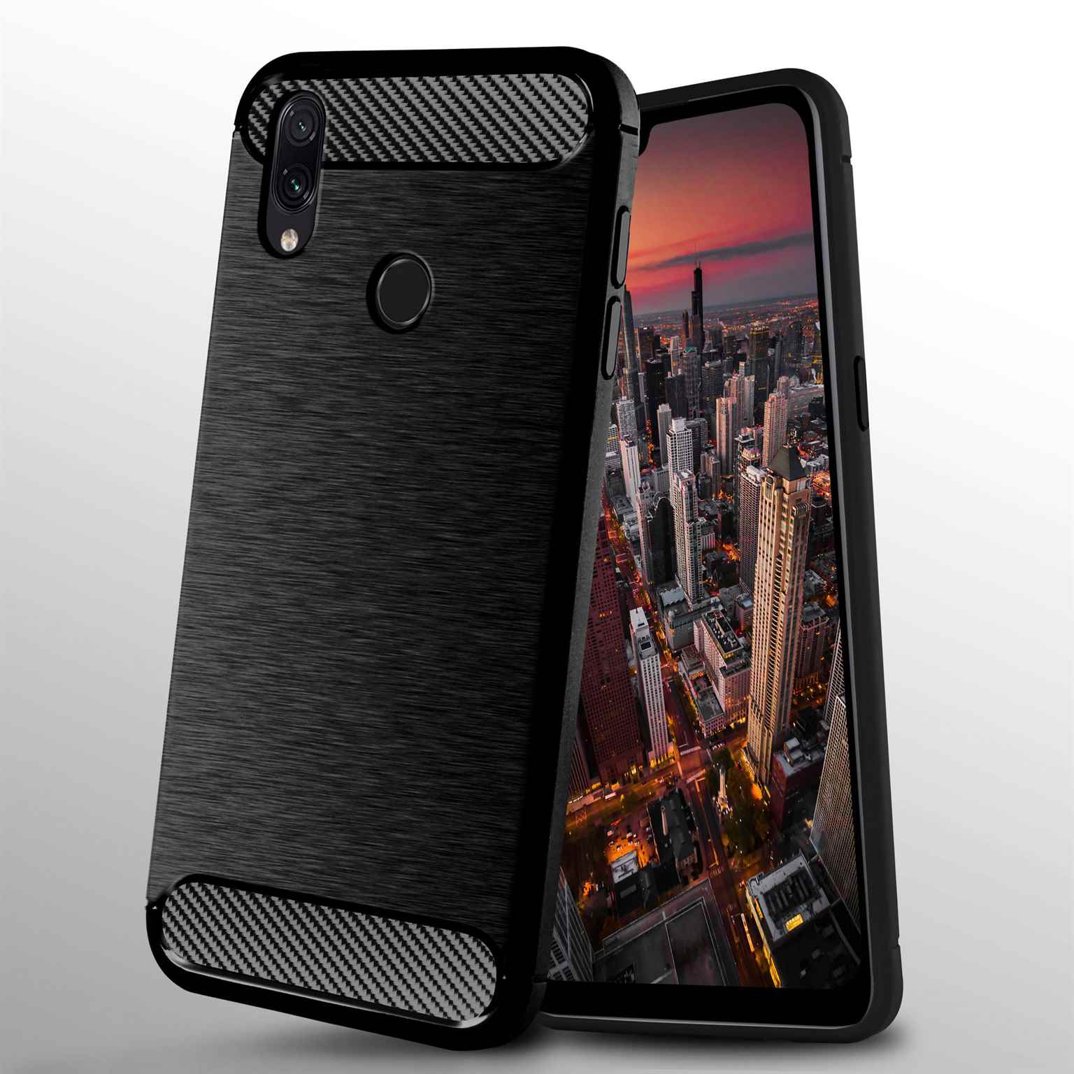 ONEFLOW Shift Case Redmi Note 7S Carbon Optik gebürstet – Weiteres Produktbild 5 ONEFLOW Shift Case Redmi Note 7S Carbon Optik gebürstet – Weiteres Produktbild 5