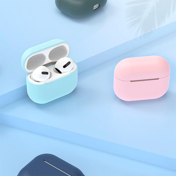 moex Slim Case für AirPods (3. Generation) – Silikonhülle kompatibel mit MagSafe, Wireless Kopfhörer Schutz – Weiteres Produktbild 4