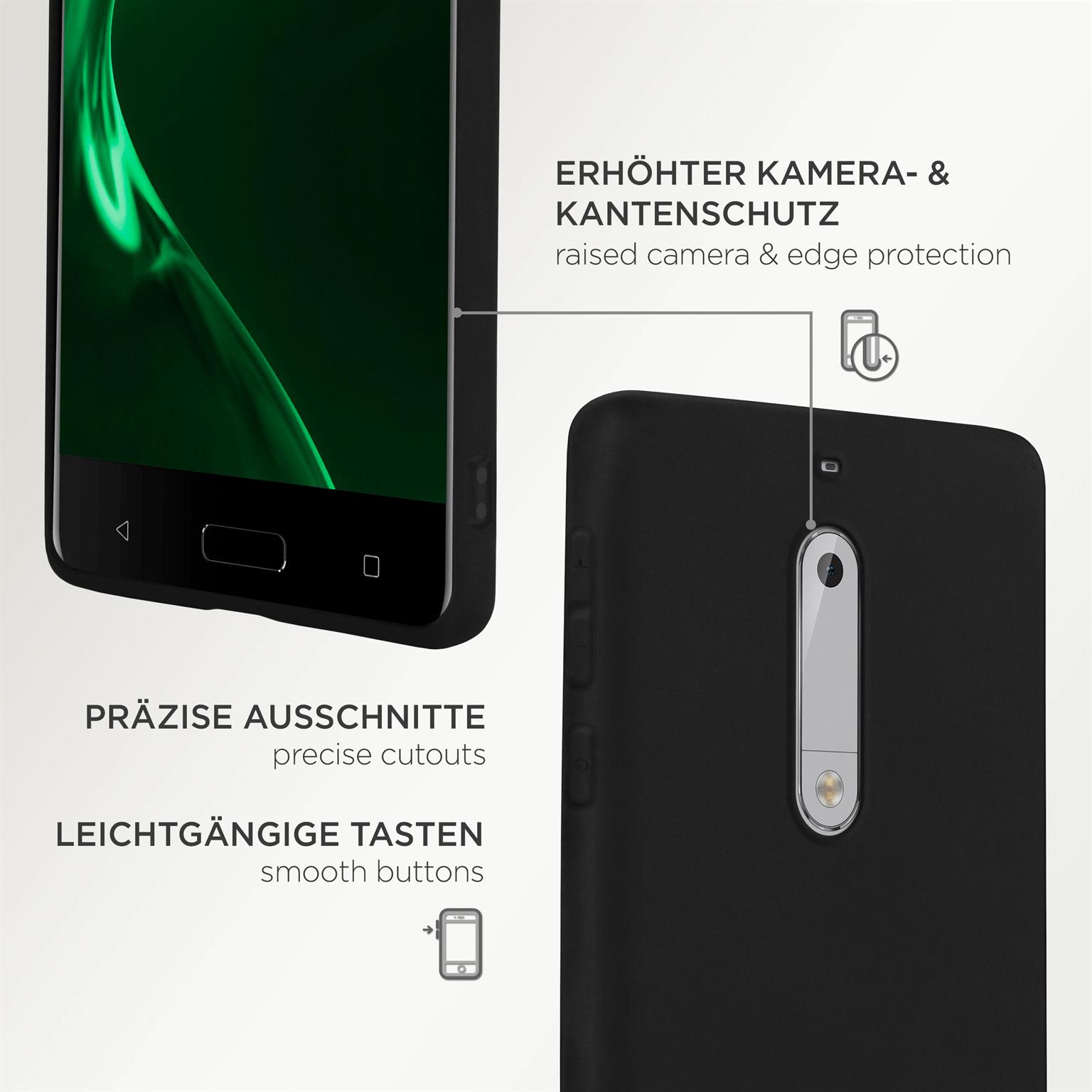 ONEFLOW SlimShield Nokia 5 Hülle minimalistisch – Weiteres Produktbild 3 ONEFLOW SlimShield Nokia 5 Hülle minimalistisch – Weiteres Produktbild 3