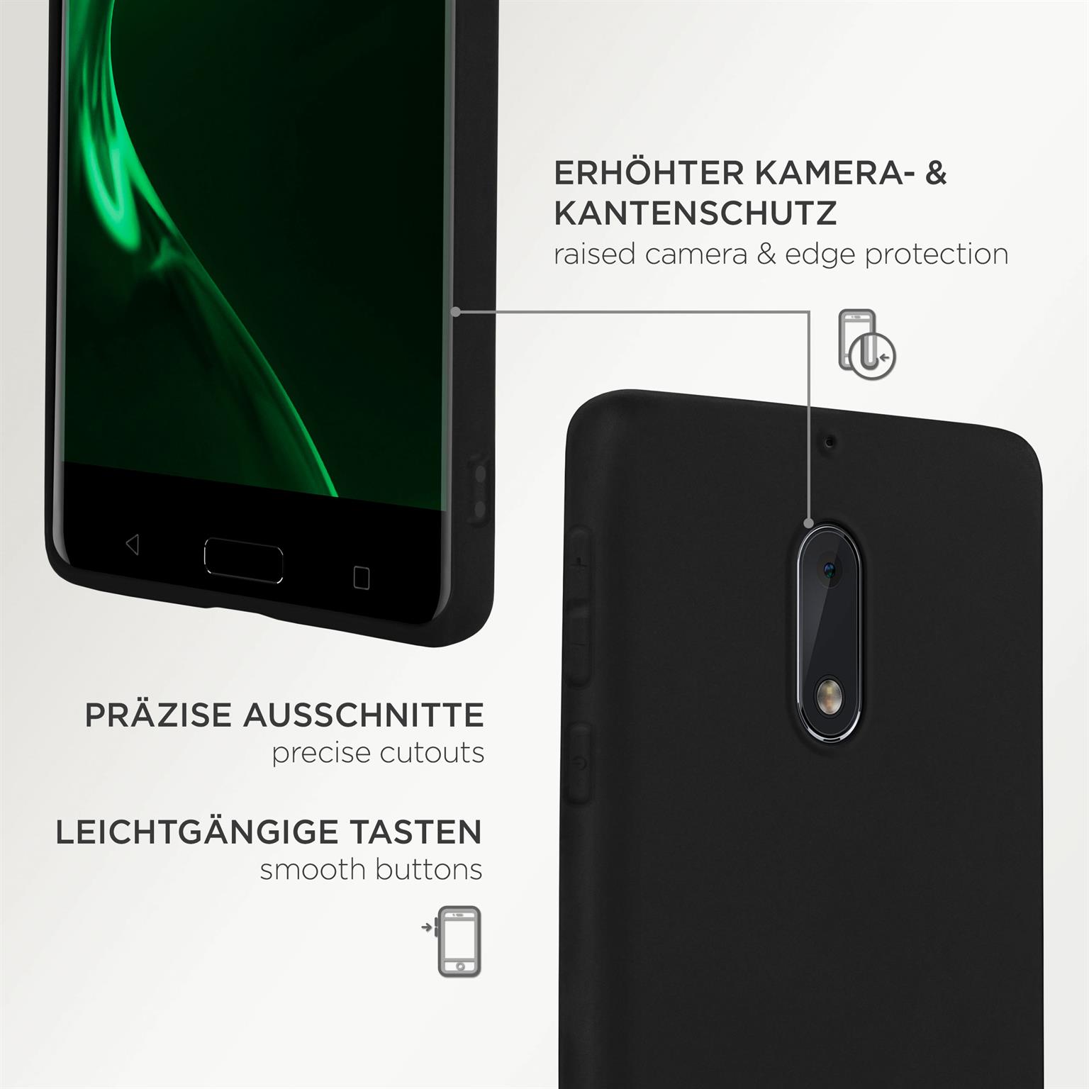 ONEFLOW SlimShield Nokia 6 Hülle minimalistisch – Weiteres Produktbild 3 ONEFLOW SlimShield Nokia 6 Hülle minimalistisch – Weiteres Produktbild 3