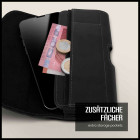 moex Snap Bag Motorola Moto G17 Handytasche Gürtel Leder Optik – Produktbild 3