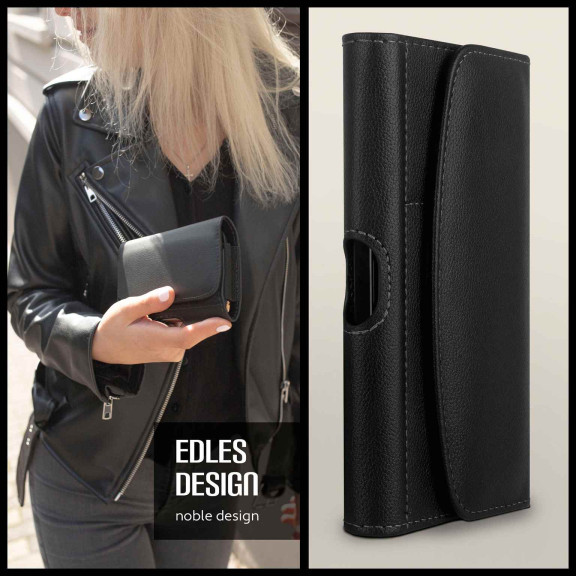 moex Snap Bag Samsung Galaxy A02s Handytasche Gürtel Leder Optik – Weiteres Produktbild 2 moex Snap Bag Samsung Galaxy A02s Handytasche Gürtel Leder Optik – Weiteres Produktbild 2