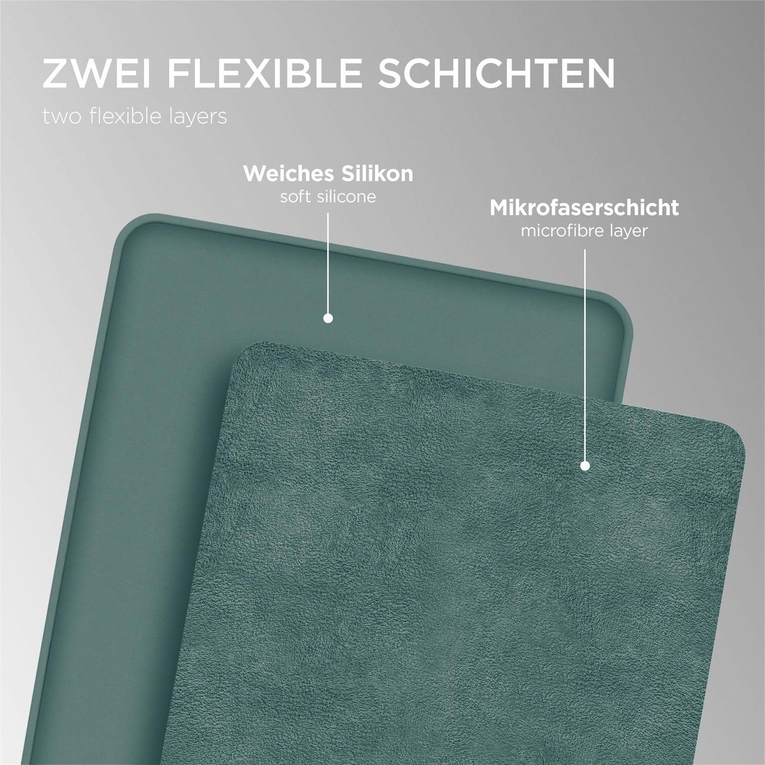 ONEFLOW Soft Case iPad 10 (2022) Silikonhülle weich – Weiteres Produktbild 2