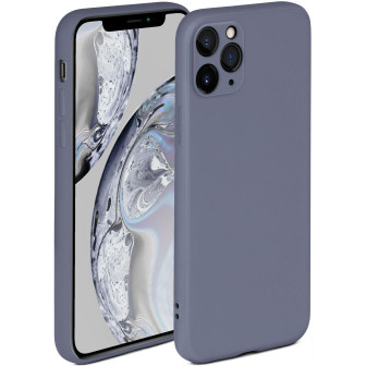 ONEFLOW Soft Case iPhone 11 Pro mit Kameraschutz – Lavendelgrau