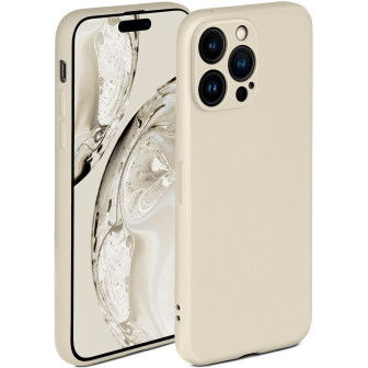 ONEFLOW ONEFLOW Soft Case iPhone 14 Pro Max mit Kameraschutz – Creme