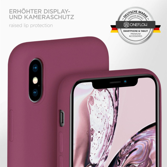 ONEFLOW Soft Case iPhone XS mit Kameraschutz – Weiteres Produktbild 4