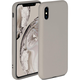 ONEFLOW Soft Case iPhone XS mit Kameraschutz – Taupe ONEFLOW Soft Case iPhone XS mit Kameraschutz – Taupe