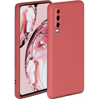 ONEFLOW ONEFLOW Soft Case Huawei P30 mit Kameraschutz – Sonnenuntergangsrot
