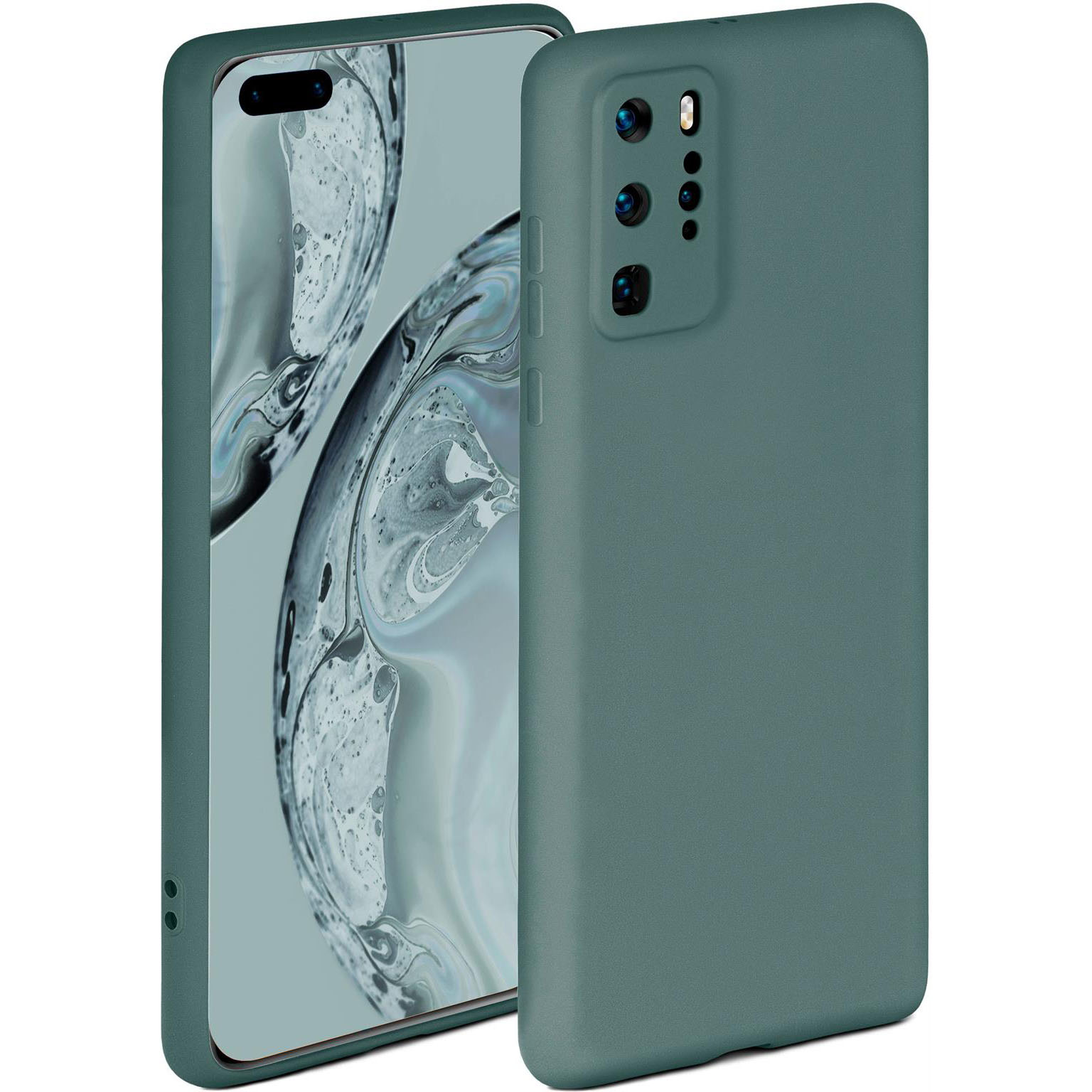 ONEFLOW Soft Case Huawei P40 Pro mit Kameraschutz – Petrol