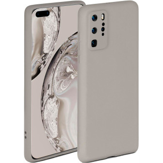 ONEFLOW Soft Case Huawei P40 Pro mit Kameraschutz – Taupe