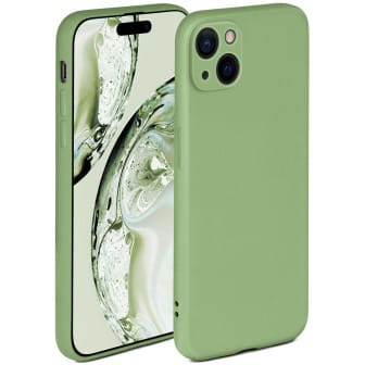 ONEFLOW Soft Case iPhone 15 mit Kameraschutz – Bambusgrün ONEFLOW Soft Case iPhone 15 mit Kameraschutz – Bambusgrün