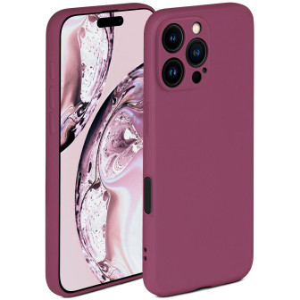 ONEFLOW ONEFLOW Soft Case iPhone 16 Pro Max mit Kameraschutz – Pflaume