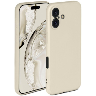 ONEFLOW ONEFLOW Soft Case iPhone 16 mit Kameraschutz – Creme