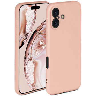 ONEFLOW Soft Case iPhone 16 mit Kameraschutz – Sand Rosé ONEFLOW Soft Case iPhone 16 mit Kameraschutz – Sand Rosé
