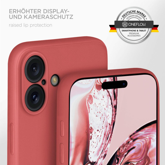 ONEFLOW Soft Case iPhone 16 mit Kameraschutz – Weiteres Produktbild 4