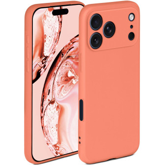 ONEFLOW ONEFLOW Soft Case iPhone 17 Pro Max mit Kameraschutz – Papaya