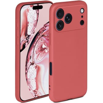 ONEFLOW Soft Case iPhone 17 Pro Max mit Kameraschutz – Sonnenuntergangsrot ONEFLOW Soft Case iPhone 17 Pro Max mit Kameraschutz – Sonnenuntergangsrot
