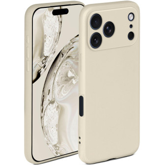 ONEFLOW Soft Case iPhone 17 Pro mit Kameraschutz – Creme ONEFLOW Soft Case iPhone 17 Pro mit Kameraschutz – Creme