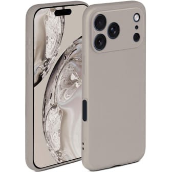ONEFLOW Soft Case iPhone 17 Pro mit Kameraschutz – Taupe ONEFLOW Soft Case iPhone 17 Pro mit Kameraschutz – Taupe