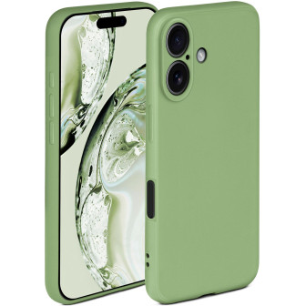 ONEFLOW Soft Case iPhone 17 mit Kameraschutz – Bambusgrün ONEFLOW Soft Case iPhone 17 mit Kameraschutz – Bambusgrün