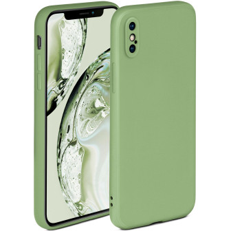 ONEFLOW Soft Case iPhone X mit Kameraschutz – Bambusgrün ONEFLOW Soft Case iPhone X mit Kameraschutz – Bambusgrün