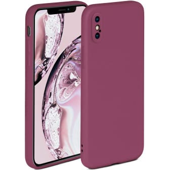 ONEFLOW Soft Case iPhone XS mit Kameraschutz – Pflaume ONEFLOW Soft Case iPhone XS mit Kameraschutz – Pflaume