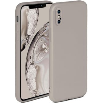 ONEFLOW Soft Case iPhone XS mit Kameraschutz – Taupe ONEFLOW Soft Case iPhone XS mit Kameraschutz – Taupe