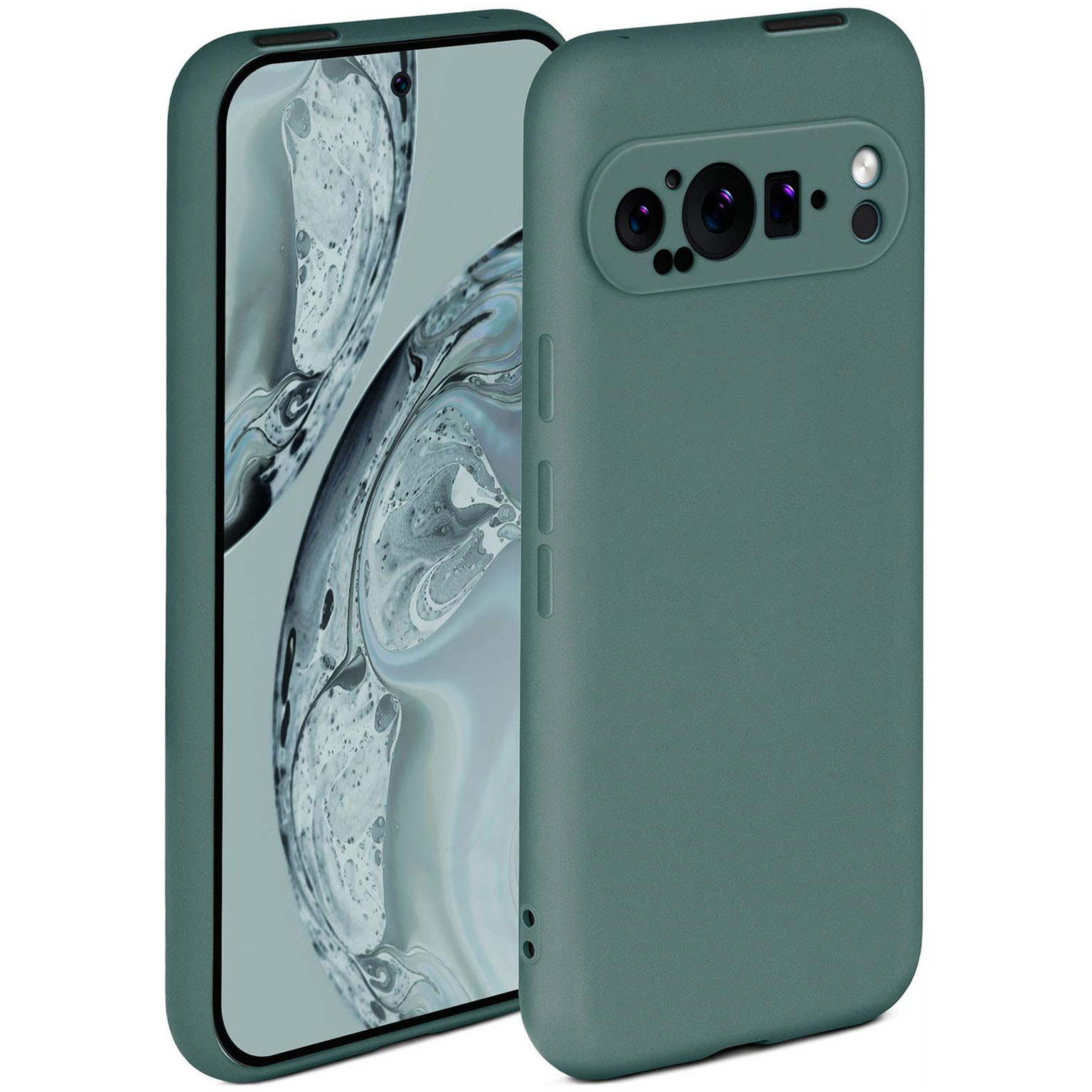 ONEFLOW Soft Case Google Pixel 9 Pro mit Kameraschutz – Petrol