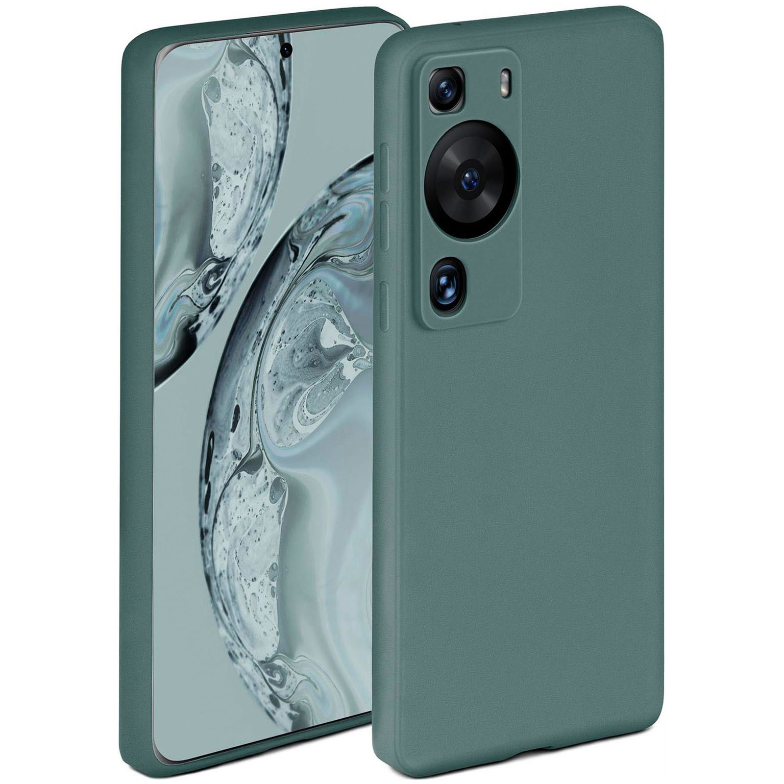ONEFLOW Soft Case Huawei P60 Pro mit Kameraschutz – Petrol