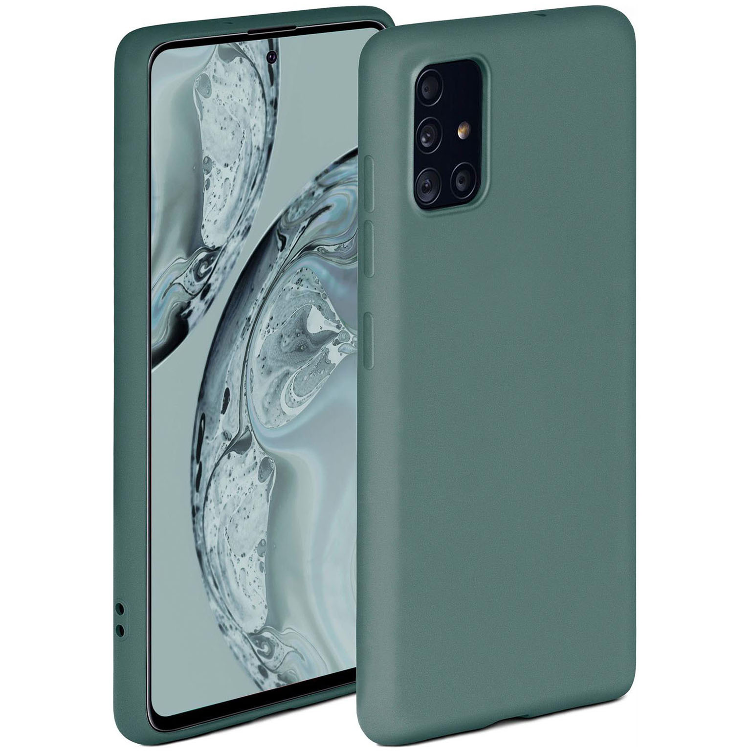 ONEFLOW Soft Case Samsung Galaxy A51 mit Kameraschutz – Petrol