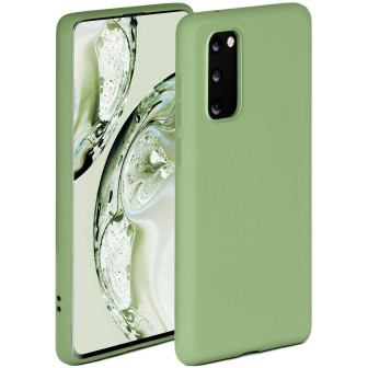 ONEFLOW ONEFLOW Soft Case Samsung Galaxy S20 mit Kameraschutz – Bambusgrün