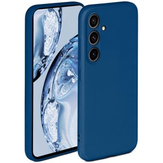 ONEFLOW ONEFLOW Soft Case Samsung Galaxy S24 FE mit Kameraschutz – Horizontblau