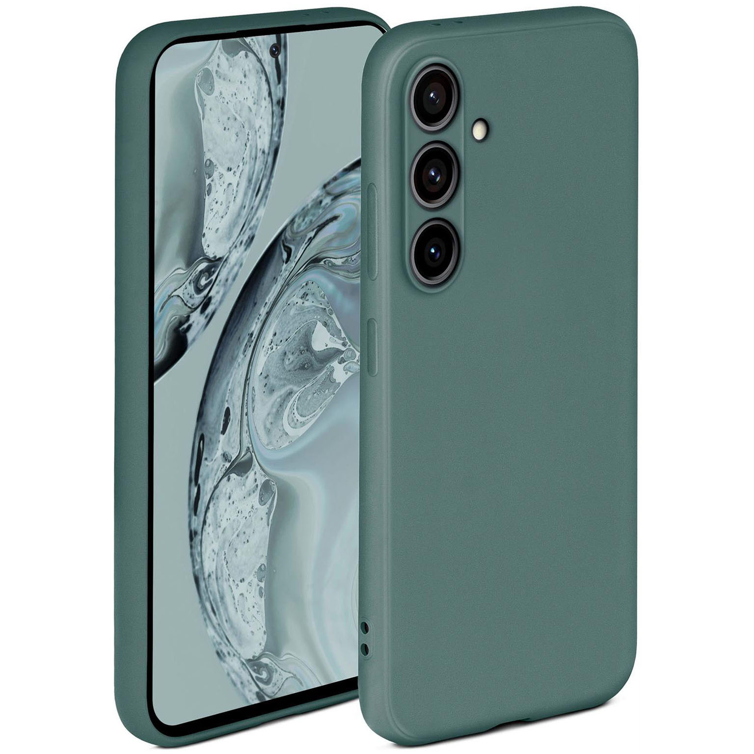 ONEFLOW Soft Case Samsung Galaxy S24 FE mit Kameraschutz – Petrol