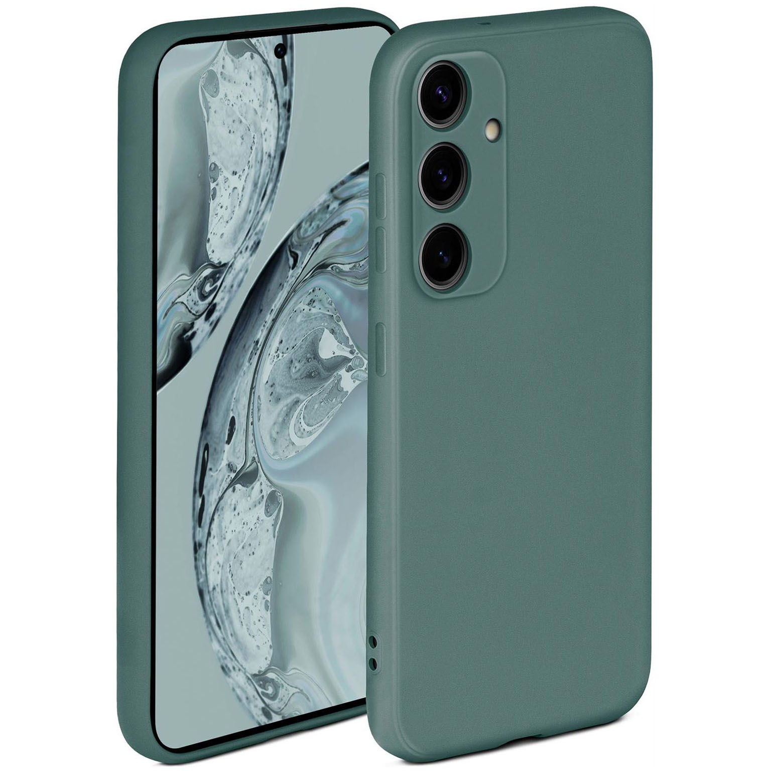 ONEFLOW Soft Case Samsung Galaxy S24 Plus mit Kameraschutz – Petrol