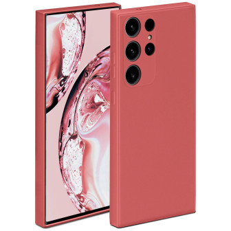 ONEFLOW ONEFLOW Soft Case Samsung Galaxy S24 Ultra mit Kameraschutz – Sonnenuntergangsrot