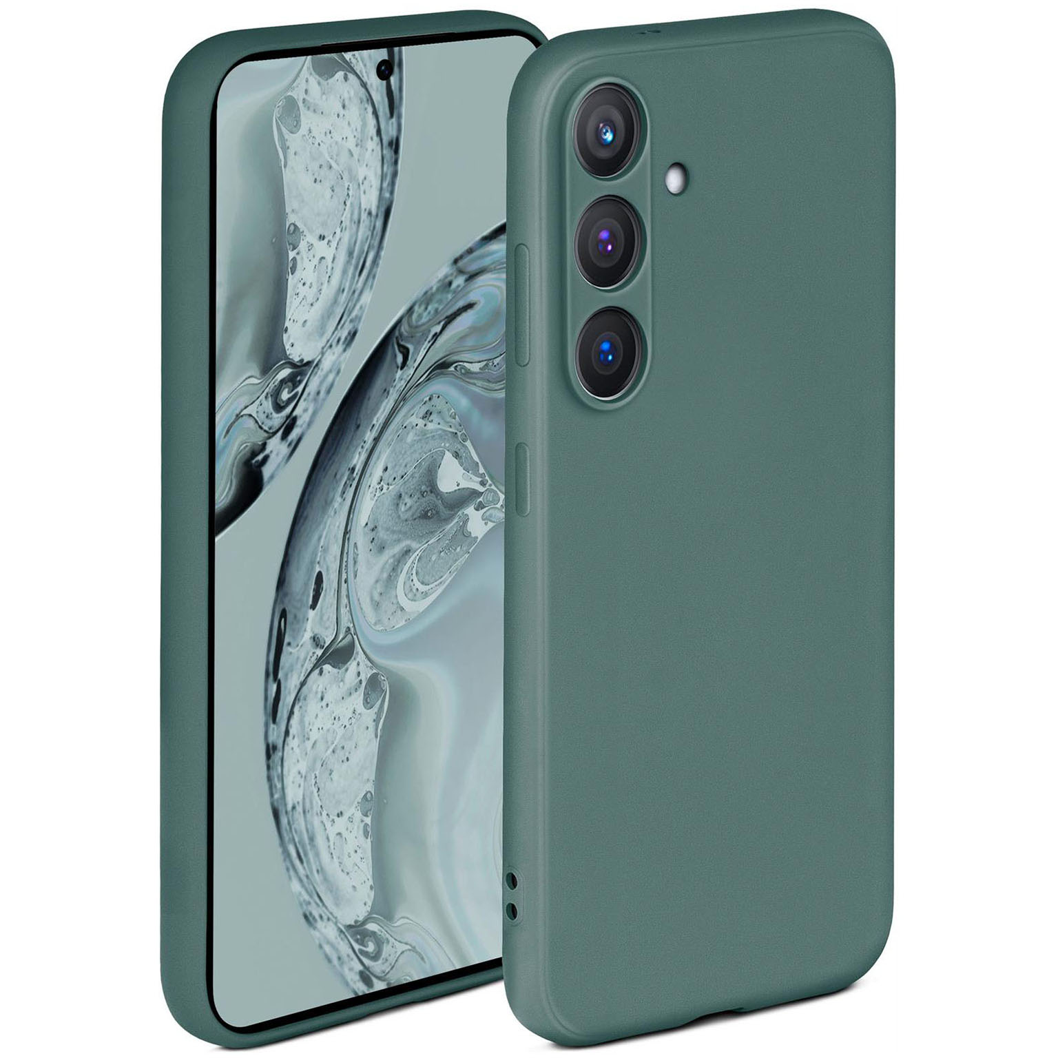 ONEFLOW Soft Case Samsung Galaxy S24 mit Kameraschutz – Petrol