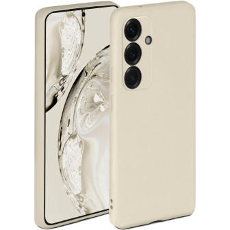 ONEFLOW Soft Case Samsung Galaxy S25 Plus mit Kameraschutz – Creme ONEFLOW Soft Case Samsung Galaxy S25 Plus mit Kameraschutz – Creme