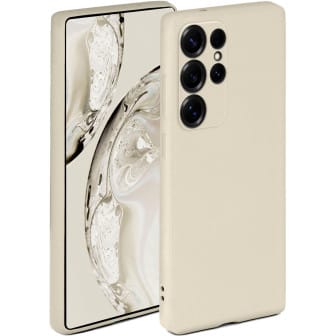 ONEFLOW ONEFLOW Soft Case Samsung Galaxy S25 Ultra mit Kameraschutz – Creme