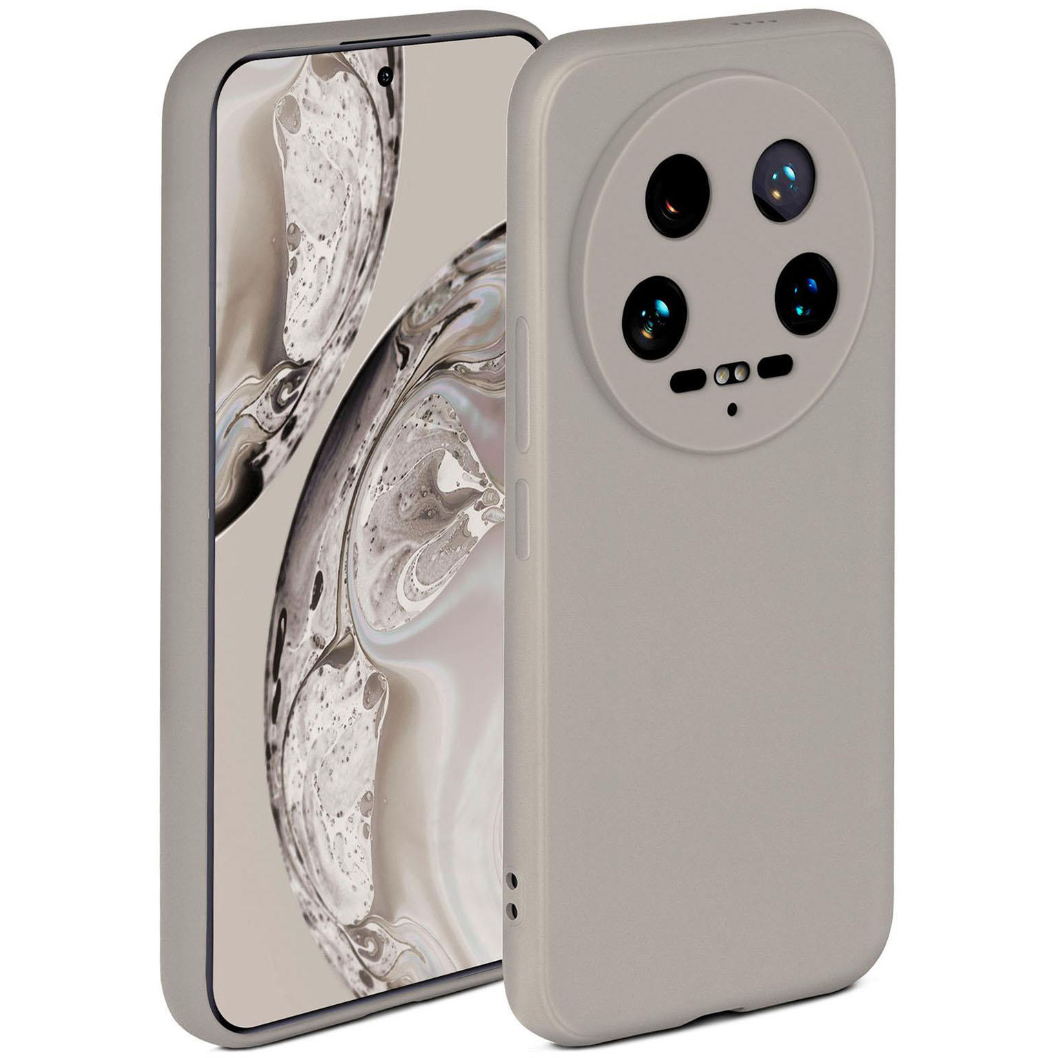 ONEFLOW Soft Case Xiaomi 14 Ultra mit Kameraschutz – Taupe