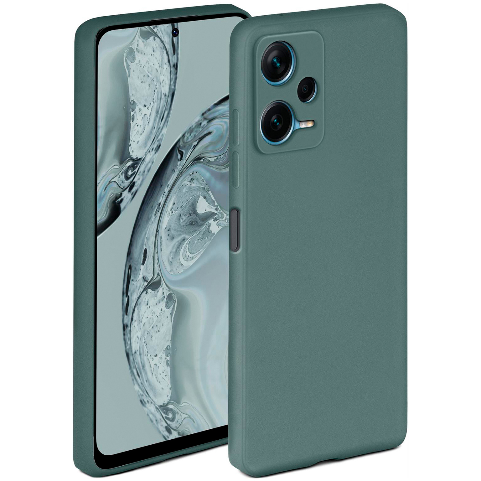 ONEFLOW Soft Case Redmi Note 12 Pro+ 5G mit Kameraschutz – Petrol