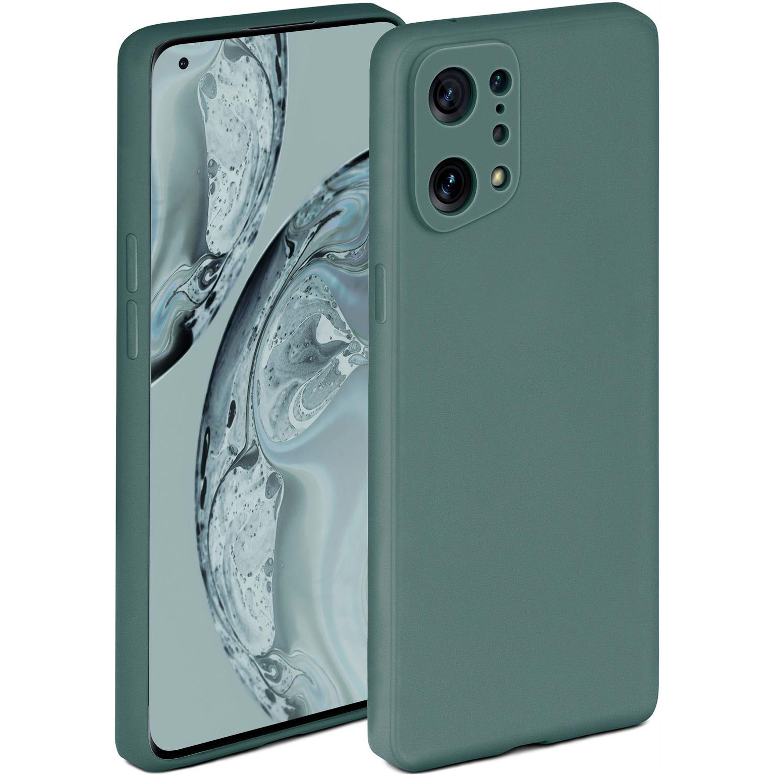 ONEFLOW Soft Case Oppo Find X5 mit Kameraschutz – undefined
