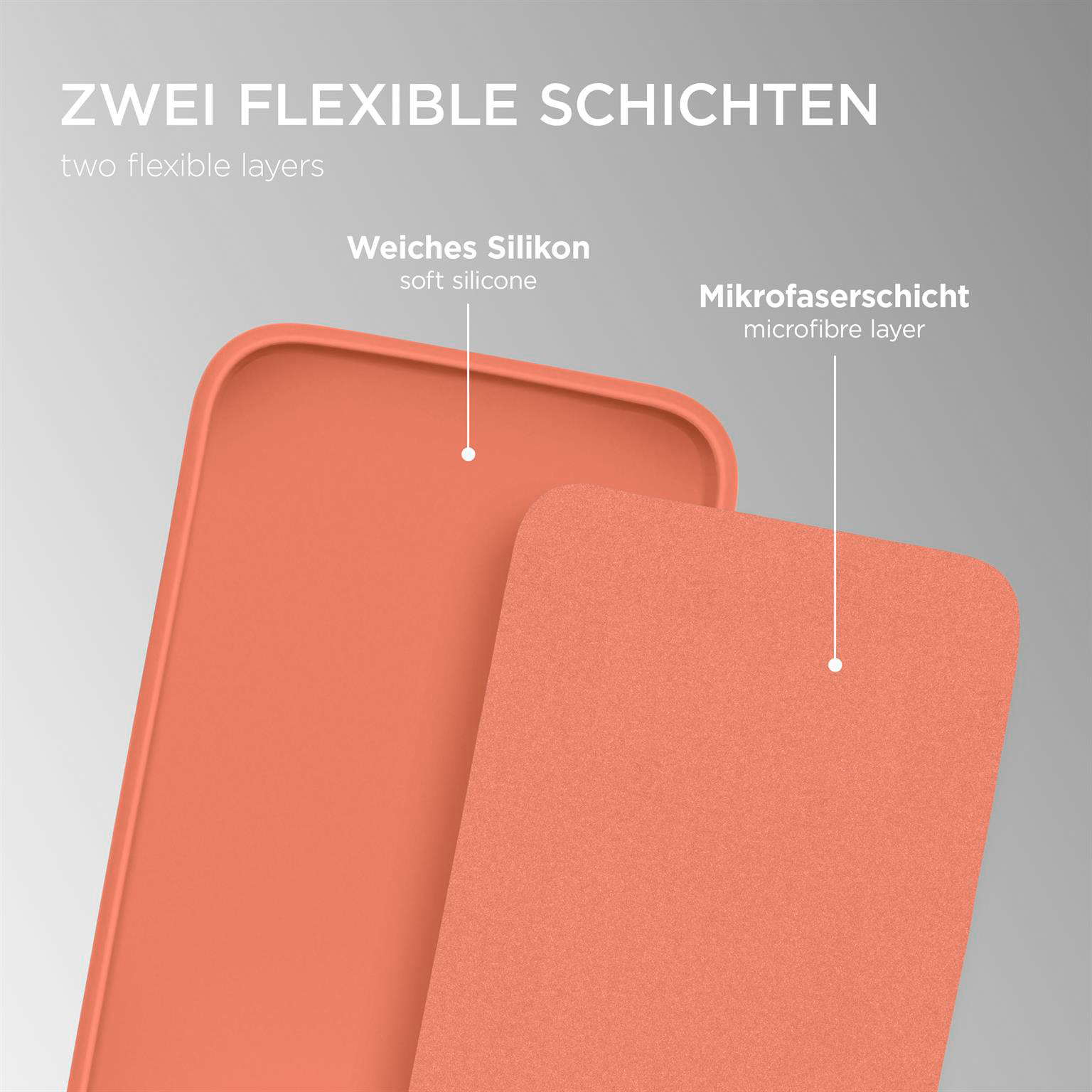 ONEFLOW Soft Case Samsung Galaxy A14 (4G) mit Kameraschutz – Weiteres Produktbild 2