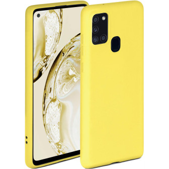 ONEFLOW ONEFLOW Soft Case Samsung Galaxy A21s mit Kameraschutz – Melonengelb